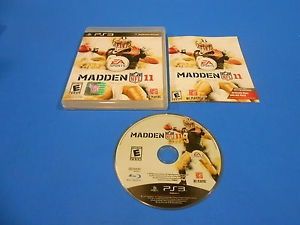 PS3 Madden 2011 Game. Complete and scratch free!