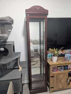 Glass display cabinet