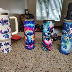 Disney Stitch Theme Tumblers 