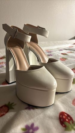 Dolls kill heels white platforms