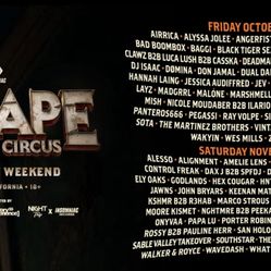 Escape From Wonderland 2025 Saturday Ticket