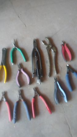 Pinzas diferentes usos 1 Por Pieza