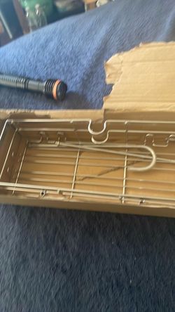 Stainless steel shower caddy for shower chair