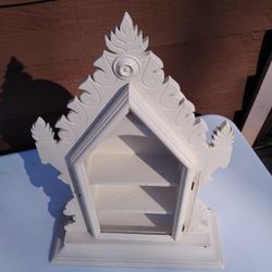 Vintage Clock Case / Shadow Box Shelf