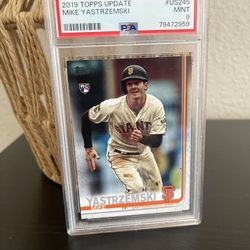 2019 Topps Update Mike Yastrzemski #US245 PSA 9