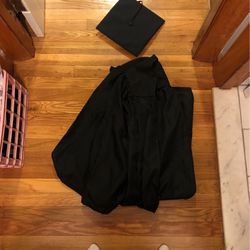College Graduation Gown And Cap
