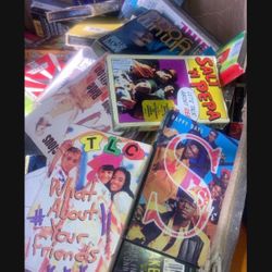 A Whole Box Full Of Cassette Singles Over 50 Plus $40 For All