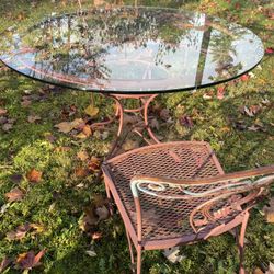 Vintage Table And Chair Set 