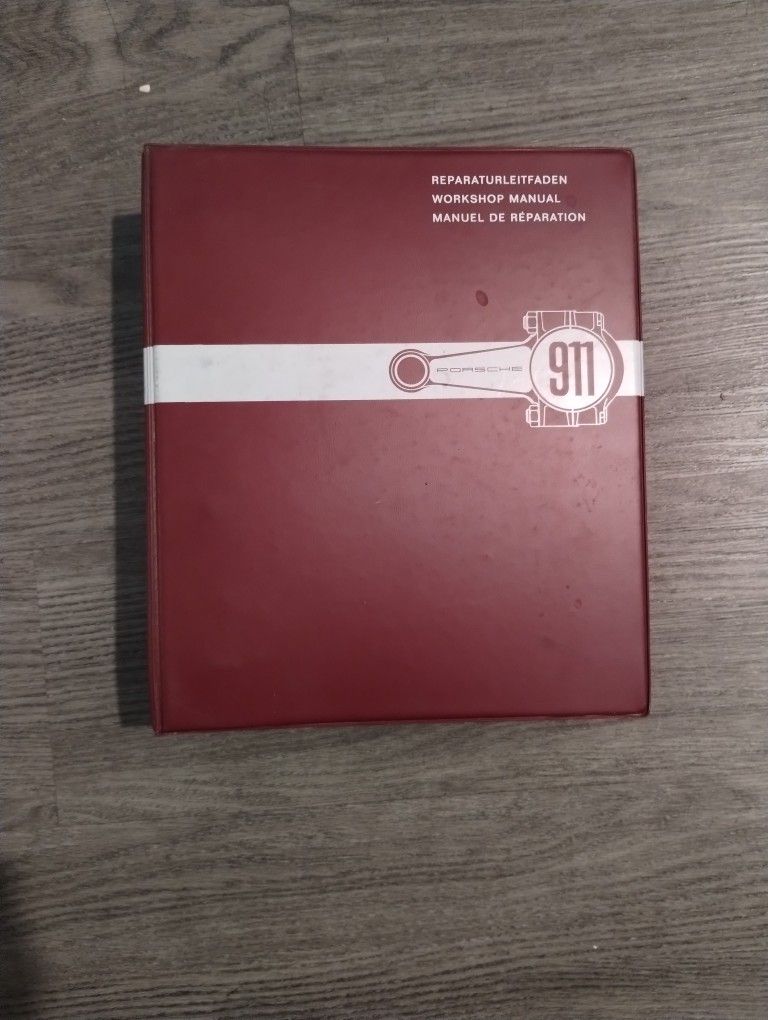 Porsche 911 Repair Manual Original Factory Manual 1965 To 1971 911