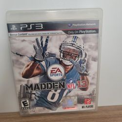 Madden 13 PS3 PlayStation 3