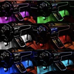 Car Interior Color LED Lights. 