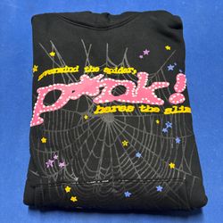 Pink Black Spider Hoddie