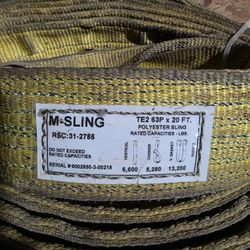 M-sling 20ft polyester sling