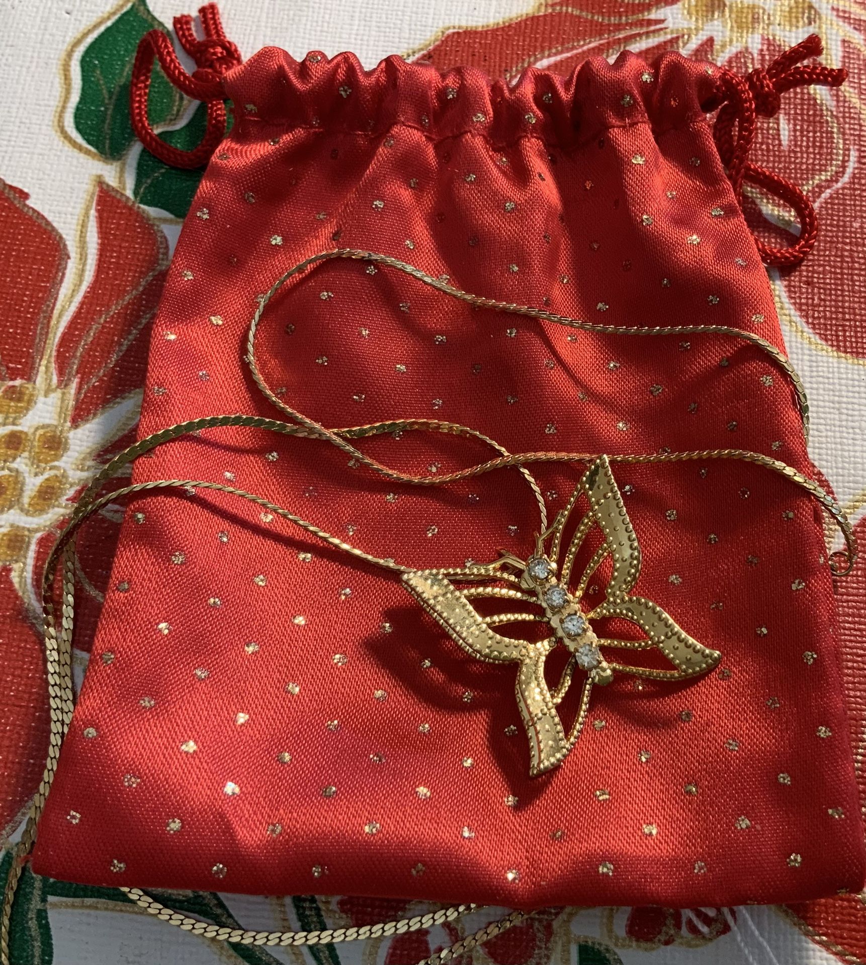 Vintage Butterfly Necklace