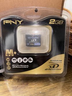 Genuine Olympus PNY 2GB Premium XD-Picture Flash Memory Card M+. ( brand new )