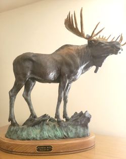 Robert B. Tate “Alaskan Bull” Bronze Sculpture
