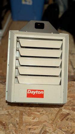Dayton 3K Single Phase Heater with mount arm