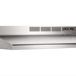 Broan 30” Ductless Under-Cabinet Range Hood *New In Box* [Stainless Steel] 