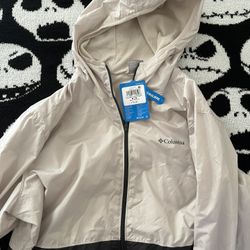 COLUMBIA  JACKET WITH FLEECE INSIDE 