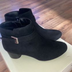 New! Style & Co Ariella  Buckle Dress Boots, Black Size 6