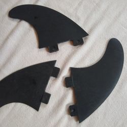 Fcs Fin Set Surfboard 2 Tab Composite 4.5" Medium Size Dhd Al Merrick Pyzel Surfing Gear Rusty Brewer Fcd Tomo 