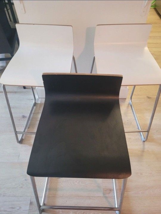 3 IKEA  Bar Stool Chairs