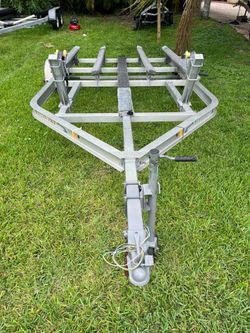 Aluminum double Jet ski trailer. Excellent condition. Registration. Ready to load…