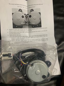 Power Window Motor with Wiring Connector