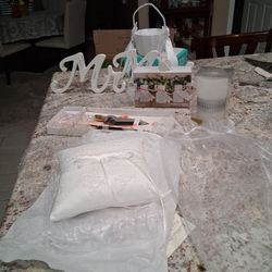 7 Beautiful Wedding Items $10 Each Never Used