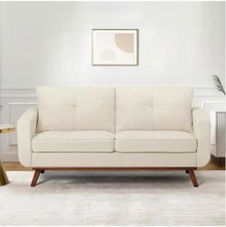 Loveseat Sofa, Mid Century Modern