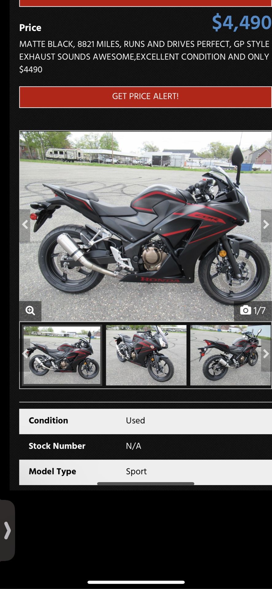 Honda Cbr Motorcycle