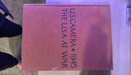 U.S. Camera 1945 The USA At war 80 Year Old Book! Fascination!