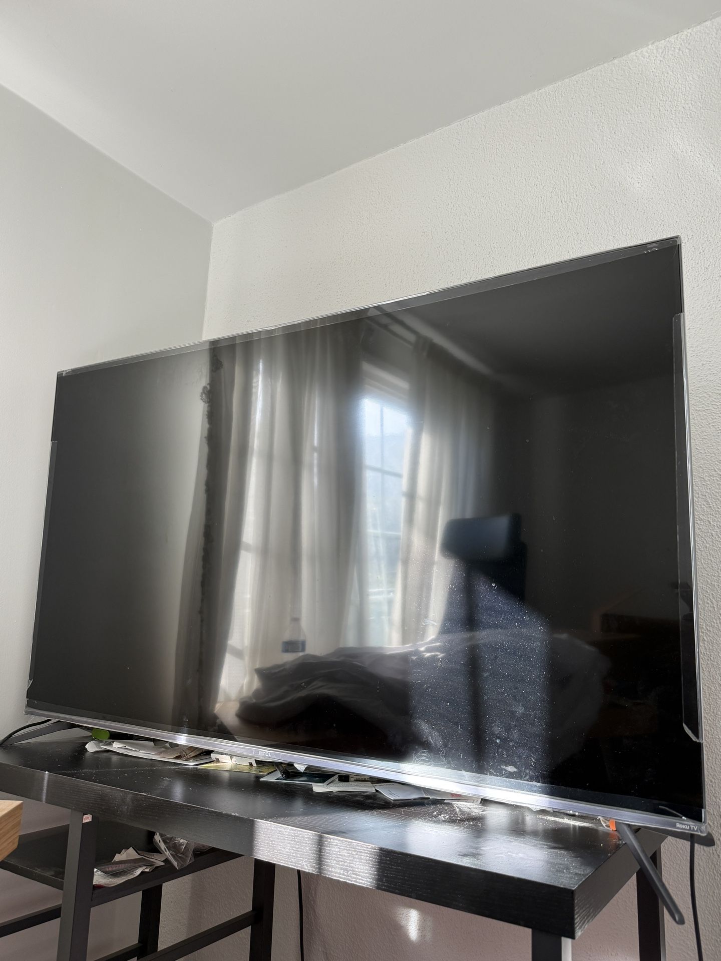 TCL 55” 4K QLED Roku Smart TV - Excellent Condition!