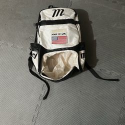 Marucci Dynamo Bat Pack – Black/White (Baseball/Softball Backpack)