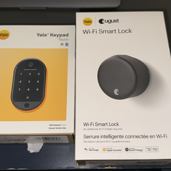 New August Wi-Fi Smart Lock (ASL-05) + Yale Fingerprint Keypad – $150