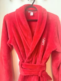Victoria's Secret Red Plush Robe