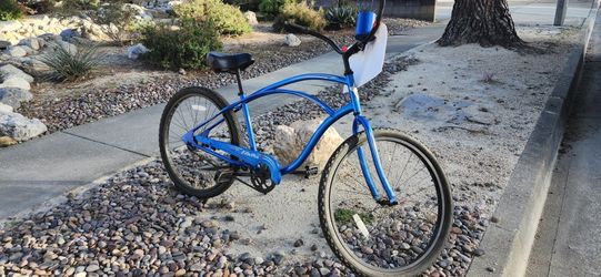 Electric Blue Electra Beach Cruiser