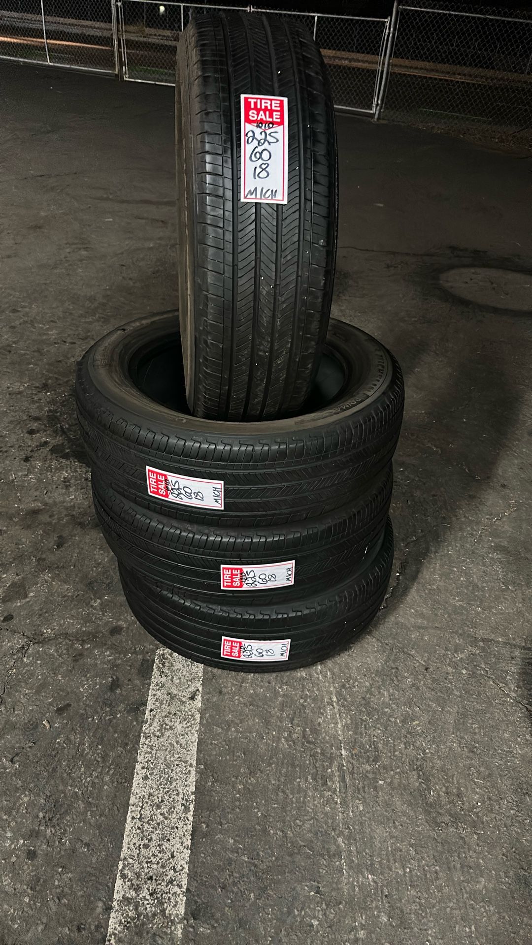 Set Of 225/60/18 Michelin Primacy A/S