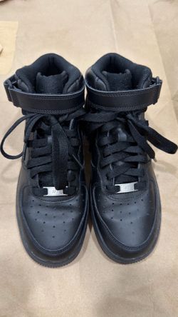 Black Air Force 1 Mid Kids