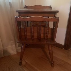 Antique Dresser Side Tables And Lamps 