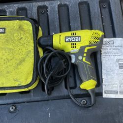 RYOBI 5.5 Amp Corded 3/8 in. Variable Speed Compact Drill/Driver with Bag! Works great! Retails $59