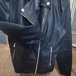  New / Leather / Polyester Jacket