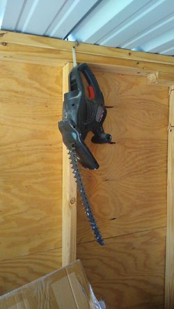 Black and Decker hedge trimmer!