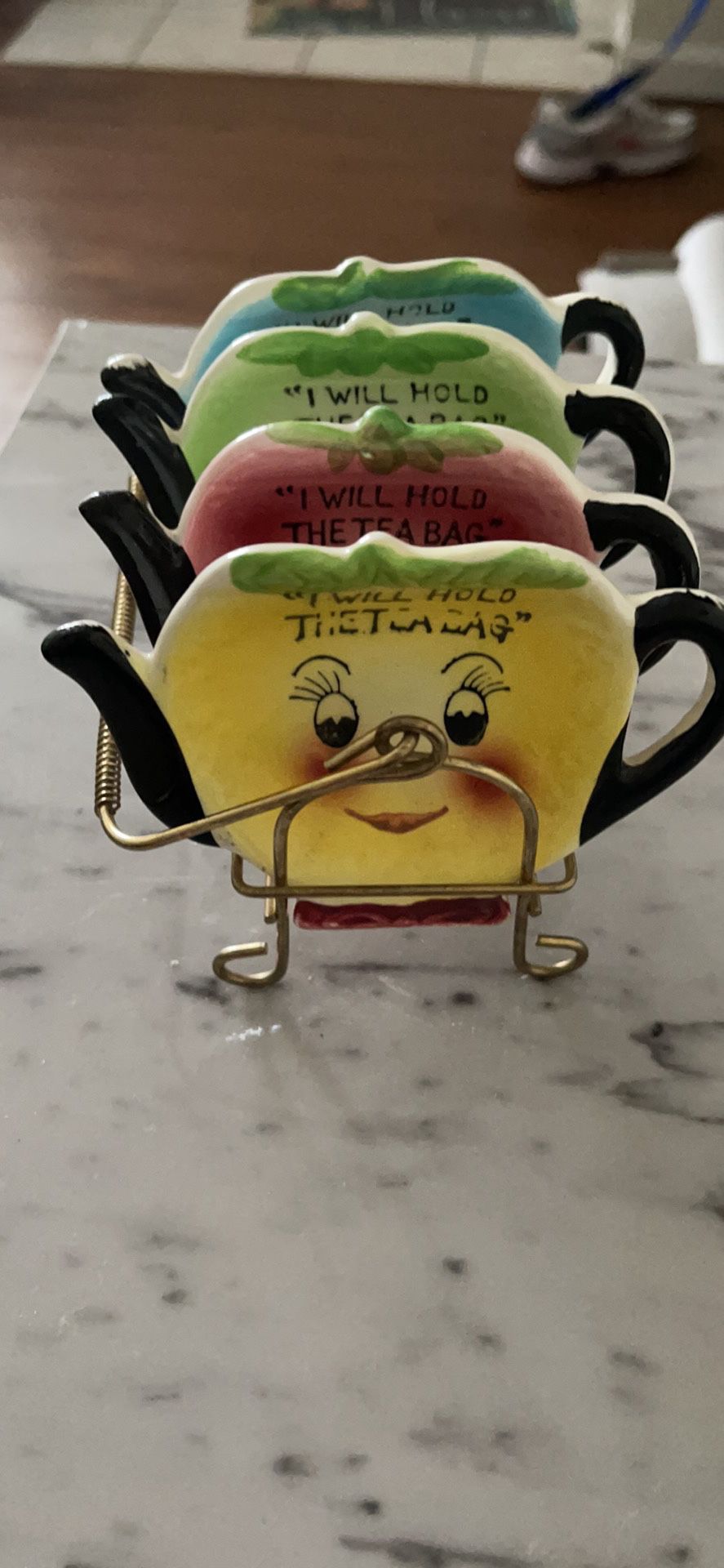 Grandma Tea Bag Holder Made In Japan