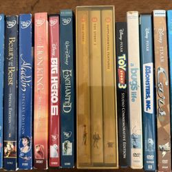 16 Disney DVDs