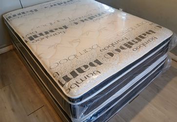 $199 Queen pillow top mattress only brand new free delivery same day