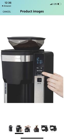 Hamilton Beach 12 Cup Programmable Coffee Maker with Automatic Grounds  Dispenser - 45400