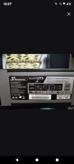 1000 watt Power Supply with cables