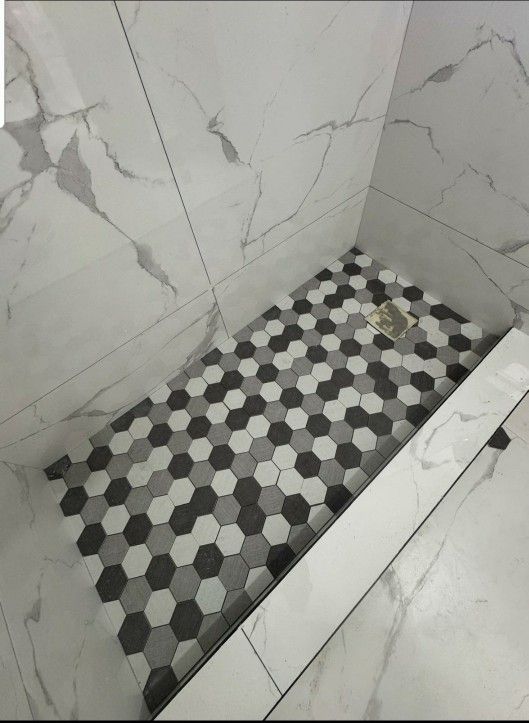  ️🔥🔥‼️🔥🔥‼️(Tampa Bay ) Mosaics Hexagon Antislipery , Mosaicos Hexagonales antiresbalante Para Duchas Y Regaderas 