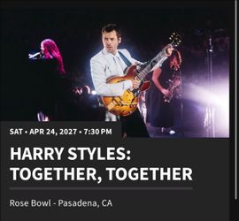 TWO Harry Styles: Together, Together Tickets - Rose Bowl - INSTANT TRANSFER